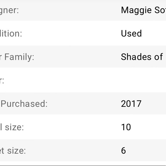 Maggie Sottero Maui wedding Dress. Swarovski crystals & beading. - Picture 10 of 10